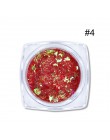 1 Box Nail Glitter płatki świecący 3D Neon kolorowe cekiny Shimmer srebrny złoty fioletowy brokat dekoracje do zdobienia paznokc
