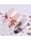 1 arkusz tłoczone 3D naklejki do paznokci kwitnący kwiat 3D naklejki do paznokci naklejki samoprzylepne Manicure dekoracja do ar
