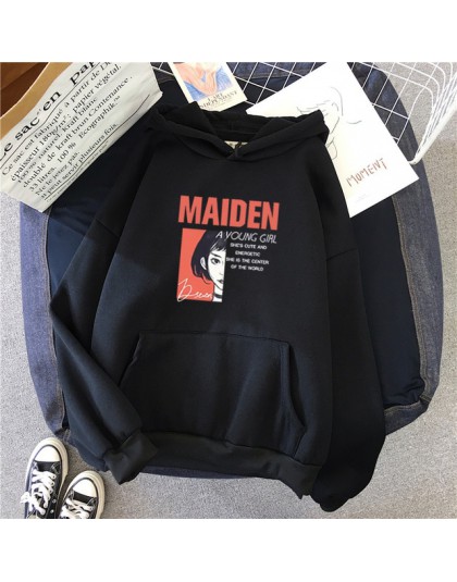Shellsuning Letter jesień nowa bluza Harajuku 2019 moda damska sweter Streetwear modne dziewczęce fioletowe ponadgabarytowe bluz