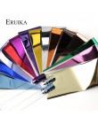 ERUIKA 14 sztuk Charm folie do paznokci holograficzne folie transferowe okłady naklejki naklejki Starry Paper Manicure zestaw do