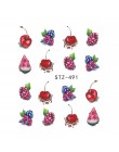 1 sztuk truskawkowe letnie owoce picie naklejki na paznokcie Manicure Nail artystyczny design woda Transfer Watermark Beauty kal