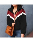 Nadafair Casual bluza polarowa damska 2019 Patchwork Zip Faux futro ponadgabarytowe zimowe puszyste bluzy damskie Plus Size swet