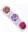 RIKONKA złoty srebrny czerwony Colorul Nail Art folia papierowa nieregularna aluminiowa naklejka do paznokci Manicure brokatowy 