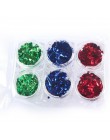 RIKONKA złoty srebrny czerwony Colorul Nail Art folia papierowa nieregularna aluminiowa naklejka do paznokci Manicure brokatowy 