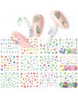 12 sztuk rosyjskie litery naklejki do paznokci naklejki wodne seksowna dziewczyna Transfer suwak Nail Art manicure z efektem tat