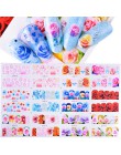 12 sztuk rosyjskie litery naklejki do paznokci naklejki wodne seksowna dziewczyna Transfer suwak Nail Art manicure z efektem tat