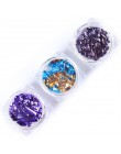 RIKONKA złoty srebrny czerwony Colorul Nail Art folia papierowa nieregularna aluminiowa naklejka do paznokci Manicure brokatowy 