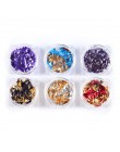 RIKONKA złoty srebrny czerwony Colorul Nail Art folia papierowa nieregularna aluminiowa naklejka do paznokci Manicure brokatowy 