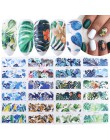 12 sztuk rosyjskie litery naklejki do paznokci naklejki wodne seksowna dziewczyna Transfer suwak Nail Art manicure z efektem tat