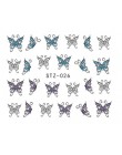 1 arkusze Hot Butterfly Bow wzory świecący gwóźdź Art Shinning Glitter Nail Art naklejki dekoracje Manicure narzędzia do tipsów 