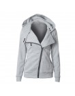 2019 moda bluzy bluzy damskie bluzy z długim rękawem kurtki bluza z kapturem na zamek błyskawiczny Jumper płaszcz znosić bluzy h