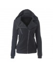 2019 moda bluzy bluzy damskie bluzy z długim rękawem kurtki bluza z kapturem na zamek błyskawiczny Jumper płaszcz znosić bluzy h