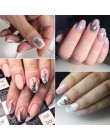 12 sztuk Mix czarnym kwiatem do paznokci naklejka artystyczna naklejki Hollow kwiatowa muszka transferu wody suwak Manicure deko