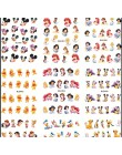 Duży (1 zestaw  11 arkuszy) BLE488-498 Cartoon księżniczka Nail Art woda Transfer naklejki folie znak wodny naklejki DIY uroda 