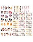 Duży (1 zestaw  11 arkuszy) BLE488-498 Cartoon księżniczka Nail Art woda Transfer naklejki folie znak wodny naklejki DIY uroda 
