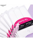 Lot 10 paczek formularz przewodnik naklejki porady projekt naklejka francuski Manicure Nail Art Fringe DIY Salon nowy szablon hu