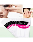 Lot 10 paczek formularz przewodnik naklejki porady projekt naklejka francuski Manicure Nail Art Fringe DIY Salon nowy szablon hu