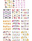 Duży (1 zestaw  11 arkuszy) BLE488-498 Cartoon księżniczka Nail Art woda Transfer naklejki folie znak wodny naklejki DIY uroda 