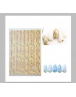 1 Pc naklejki do paznokci czarny/złoty/różowe złoto/srebrny blaszka taśma klej do ozdabiania paznokci DIY folia porady naklejka 