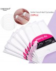 Lot 10 paczek formularz przewodnik naklejki porady projekt naklejka francuski Manicure Nail Art Fringe DIY Salon nowy szablon hu