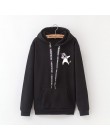 Zimowe nowe bluzy damskie Harajuku jaskrawym nadrukiem jednorożec dorywczo luźna bluza damska płaszcz bluza z kapturem ciepła pl