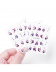 1 sztuk naklejka do paznokci motyl kwiat woda Transfer naklejka suwaki do zdobienie paznokci dekoracje Manicure z efektem tatuaż