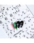 12 sztuk/zestaw rosyjski list seksowna dziewczyna woda naklejki Nail naklejka artystyczna zestaw motyl liście do Manicure Nail A