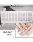 Lamemoria 22 porady klej do ozdabiania paznokci naklejki DIY Manicure Snowflake błyszczące cekiny polski paznokci paski okłady a