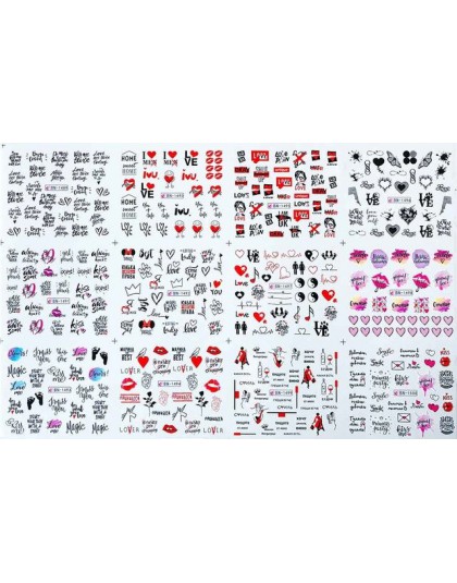 12 typ paznokci woda naklejka czarny Coloful abstrakcyjny obraz woda transfer naklejka do paznokci dekoracja do Manicure styl na