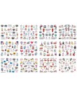12 typ paznokci woda naklejka czarny Coloful abstrakcyjny obraz woda transfer naklejka do paznokci dekoracja do Manicure styl na