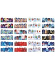12 typ paznokci woda naklejka czarny Coloful abstrakcyjny obraz woda transfer naklejka do paznokci dekoracja do Manicure styl na