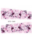 1 arkusz woda Transfer kobiety pełna naklejka na pokrywę paznokci naklejki ozdobne Nail Art Beauty fioletowa róża ozdoby polerow