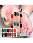 14 wskazówek/arkusz Beauty Nail Art naklejki pełna pokrywa naklejki okłady dekoracje DIY Manicure suwak winyle do paznokci gwoźd