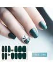 14 wskazówek/arkusz Beauty Nail Art naklejki pełna pokrywa naklejki okłady dekoracje DIY Manicure suwak winyle do paznokci gwoźd
