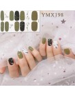 14 wskazówek/arkusz Beauty Nail Art naklejki pełna pokrywa naklejki okłady dekoracje DIY Manicure suwak winyle do paznokci gwoźd