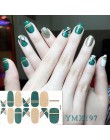 14 wskazówek/arkusz Beauty Nail Art naklejki pełna pokrywa naklejki okłady dekoracje DIY Manicure suwak winyle do paznokci gwoźd