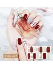 14 wskazówek/arkusz Beauty Nail Art naklejki pełna pokrywa naklejki okłady dekoracje DIY Manicure suwak winyle do paznokci gwoźd