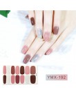 14 wskazówek/arkusz Beauty Nail Art naklejki pełna pokrywa naklejki okłady dekoracje DIY Manicure suwak winyle do paznokci gwoźd