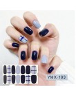 14 wskazówek/arkusz Beauty Nail Art naklejki pełna pokrywa naklejki okłady dekoracje DIY Manicure suwak winyle do paznokci gwoźd