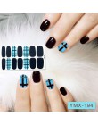 14 wskazówek/arkusz Beauty Nail Art naklejki pełna pokrywa naklejki okłady dekoracje DIY Manicure suwak winyle do paznokci gwoźd