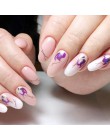 1 sztuk kwiatowy suwak naklejki kalkomania wody do transferu Nail Art tatuaż Flamingo liść żel Manicure samoprzylepne dekoracje 