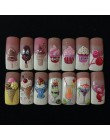 18 sztuk słodycze lody lato naklejka do paznokci mieszane kolorowe owoce DIY woda naklejki paznokci dekoracje artystyczne narzęd