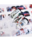 1 sztuk czerwony klon romantyczne naklejki ozdoby do paznokci Valentine Nail Art Transfer wody tatuaże porady żel do manicure su