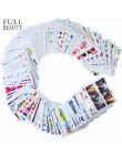 100 sztuk/partia naklejka do paznokci naklejki zestawy transferu wody różne 100 wzory uroda całkowicie diy porady Nail Charm dla