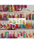 18 sztuk słodycze lody lato naklejka do paznokci mieszane kolorowe owoce DIY woda naklejki paznokci dekoracje artystyczne narzęd