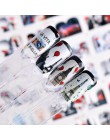 1 sztuk czerwony klon romantyczne naklejki ozdoby do paznokci Valentine Nail Art Transfer wody tatuaże porady żel do manicure su