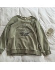 Mooirue kaczątko haft kobiety bluza luźne duża, w stylu Harajuku bluza swetry na jesień
