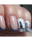 1 sztuk czerwony klon romantyczne naklejki ozdoby do paznokci Valentine Nail Art Transfer wody tatuaże porady żel do manicure su