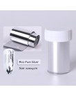 Złota srebrna folia metaliczna do paznokci suwak holograficzny Transfer Wrap naklejka samoprzylepna Starry Manicure Decor naklej