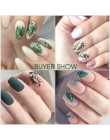 29 sztuk proste zielony czarny liść wody naklejki polski paznokci kwiat Flamingo suwak do Manicure zdobienie paznokci dekoracje 